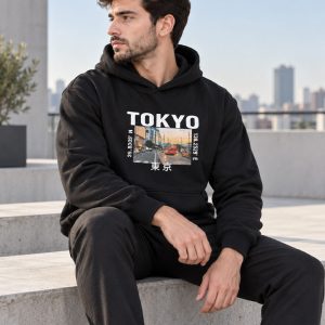 هودی مردانه مدل TOKYOکد 6631