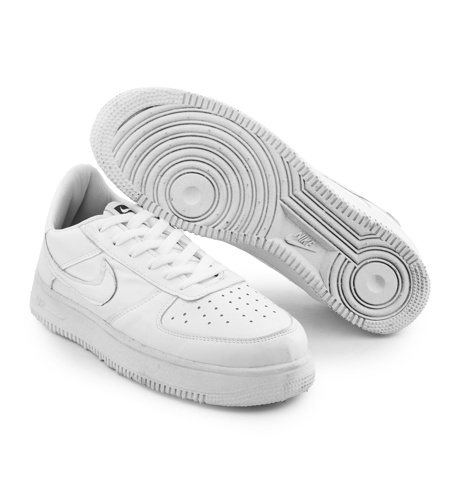 کفش مردانه روزمره چرم مصنوعی سفید Nike مدل 51399