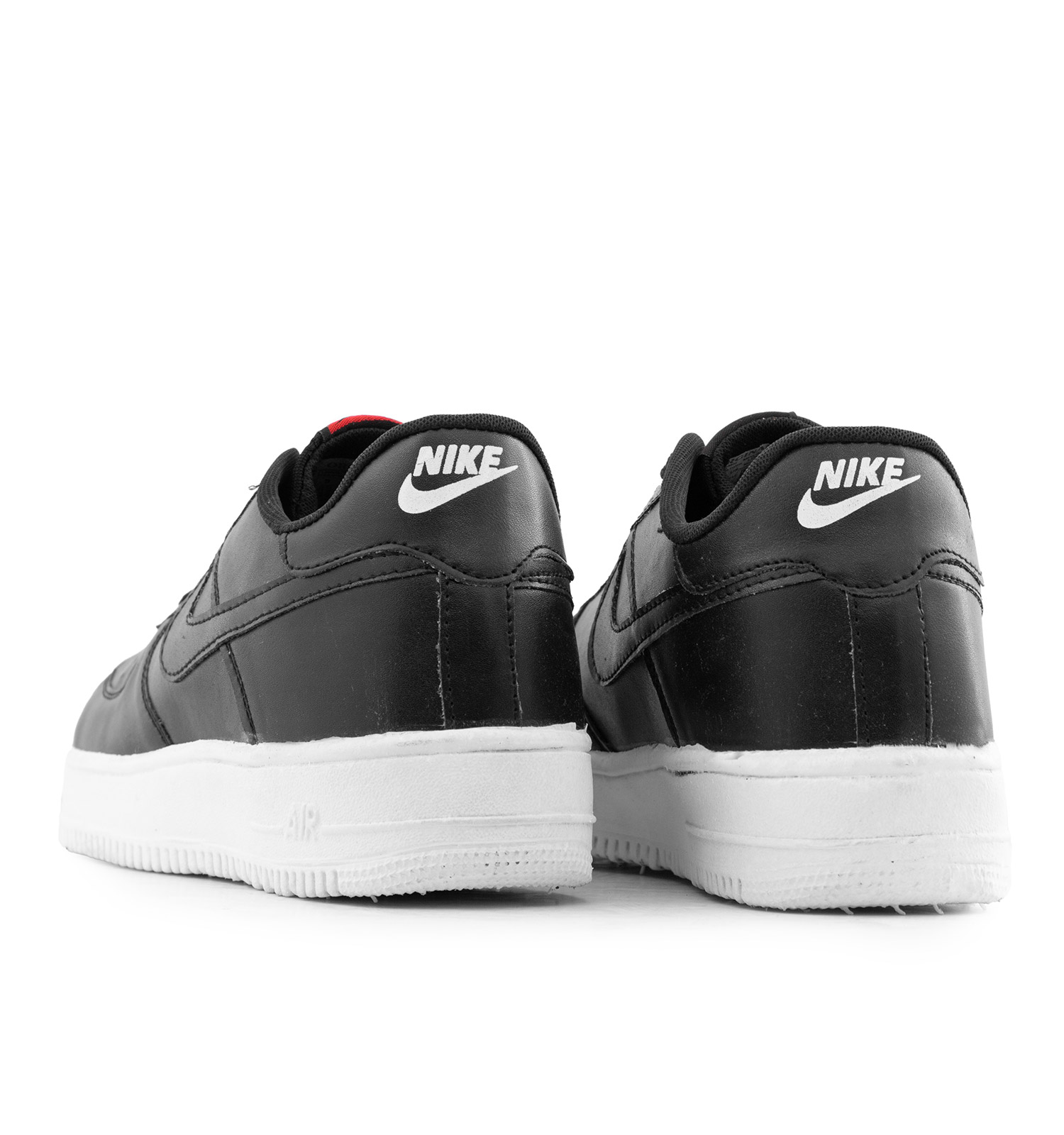 کفش مردانه روزمره چرم مصنوعی مشکی سفید Nike مدل 51398