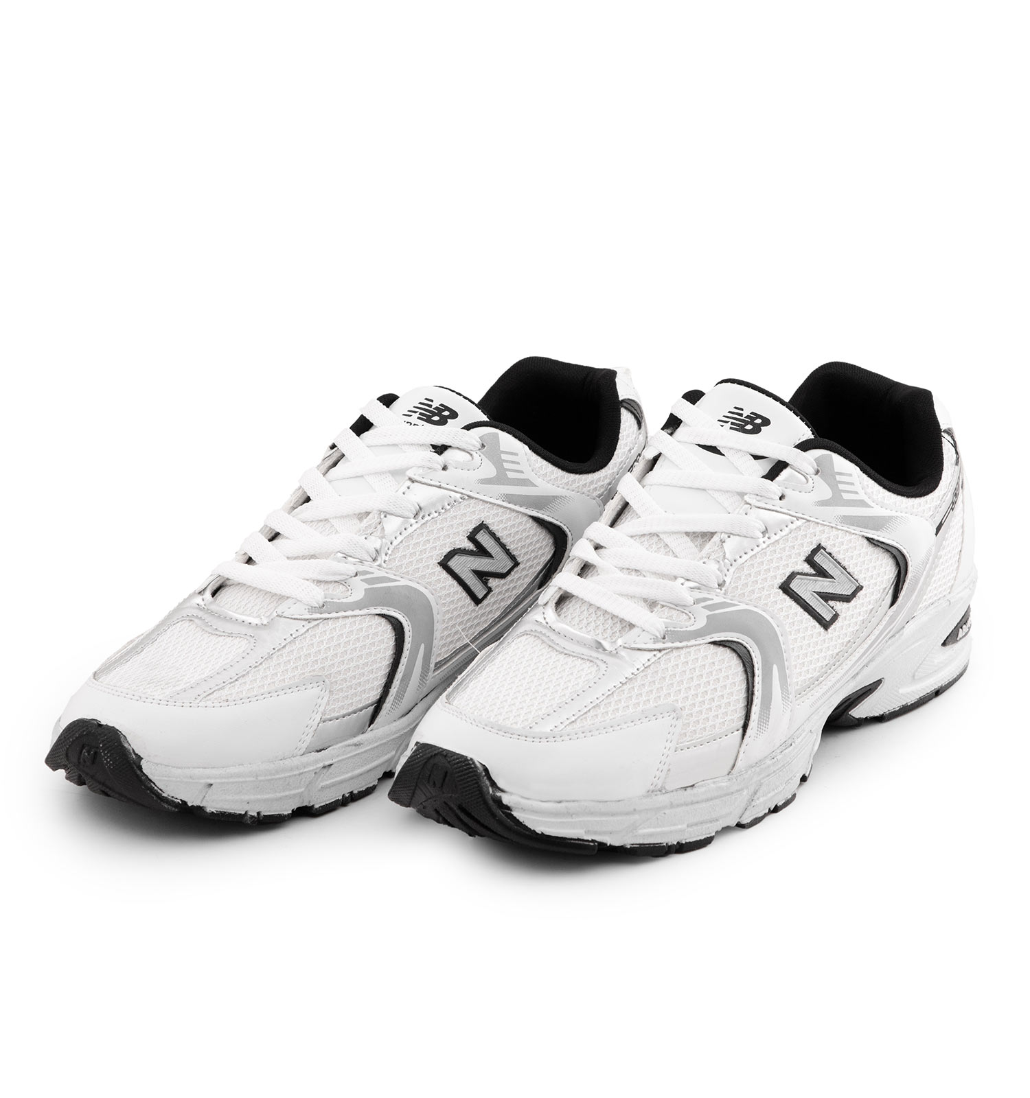کفش مردانه اسپرت چرم مصنوعی سفید New Balance مدل 51503