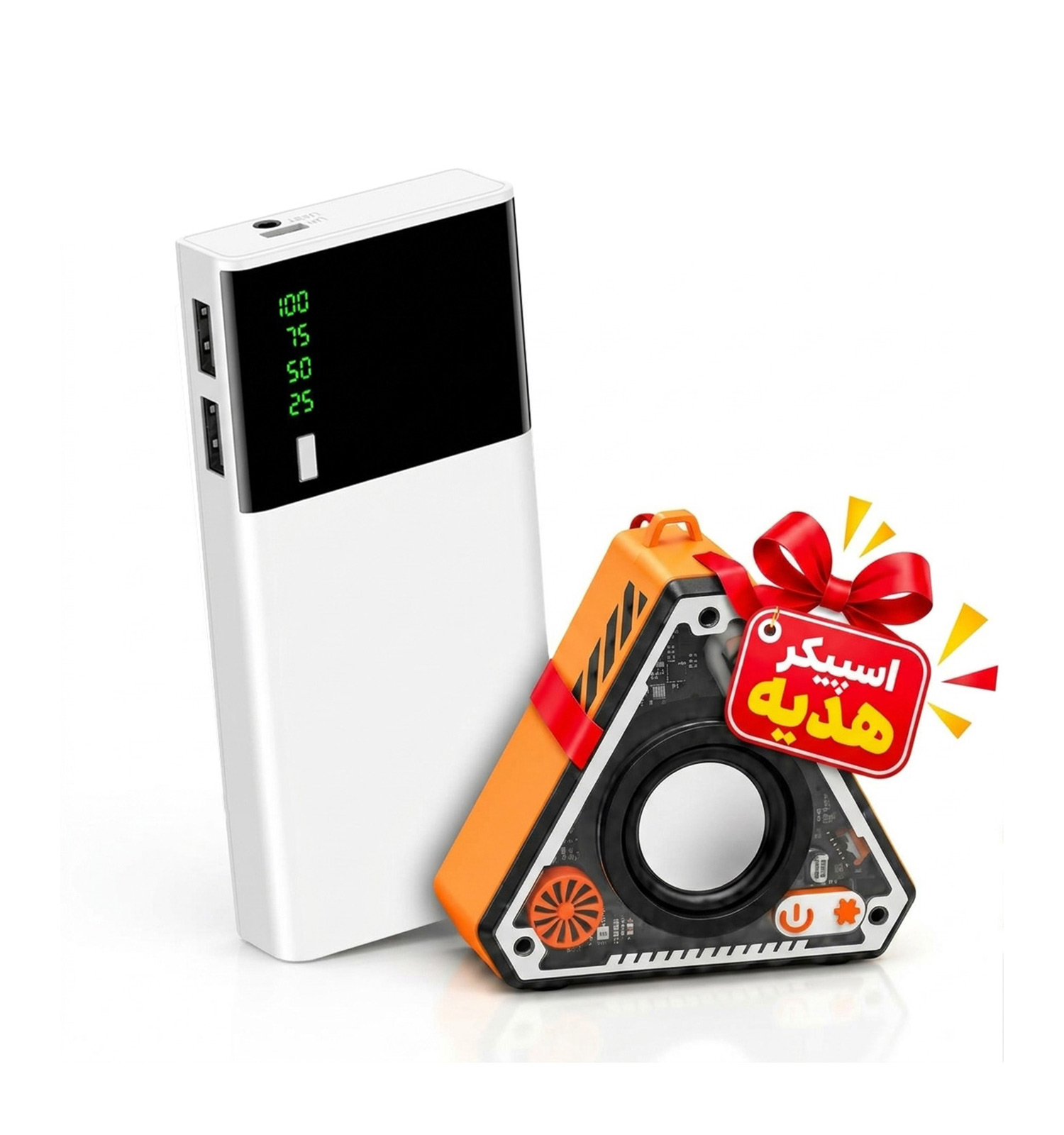 پک پاور بانک 20000 میلی آمپر Xiaomi اسپیکر بلوتوثی V 2 مدل 51632