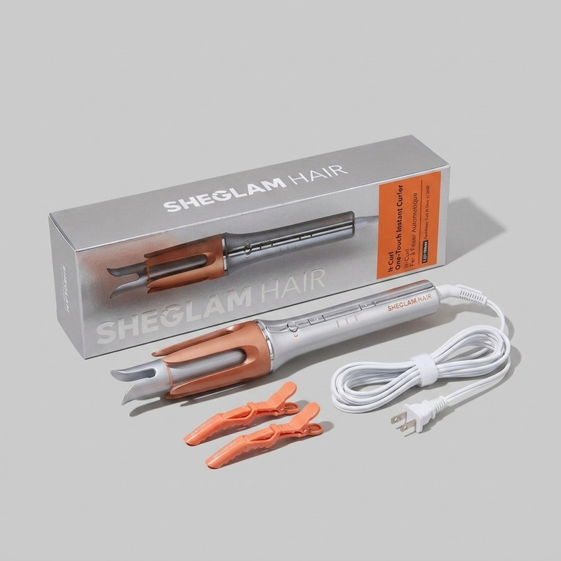 فر کننده حالت دهنده مو شیگلم مدل One Touch Instant Curler چرخشی سایز 32