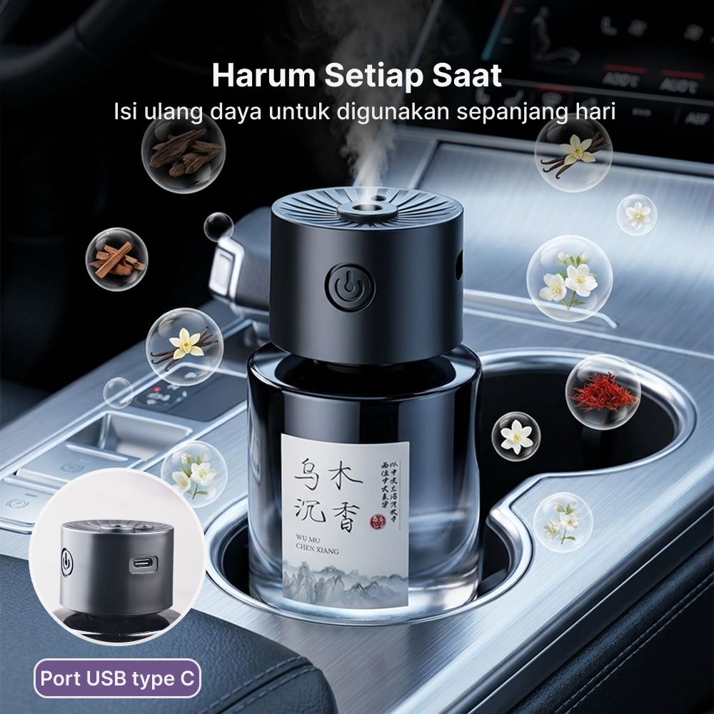 پکیج جارو خودرو as 228 خوشبو کننده هوشمند خودرو مدل fragrance air diffuser