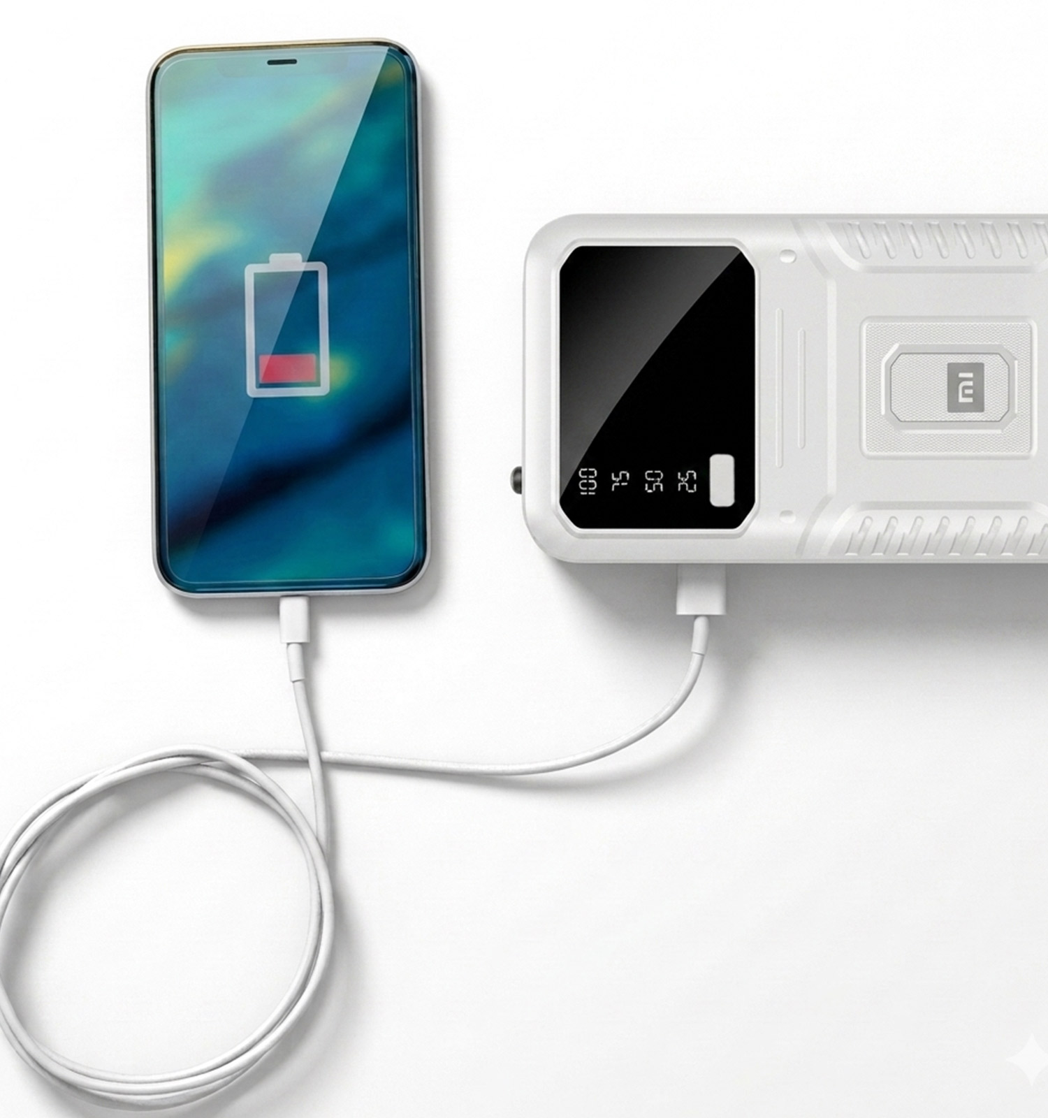 پک پاور بانک 20000 میلی آمپر Xiaomi M 10 هندزفری بلوتوثی طرح Airpods Pro مدل 51642