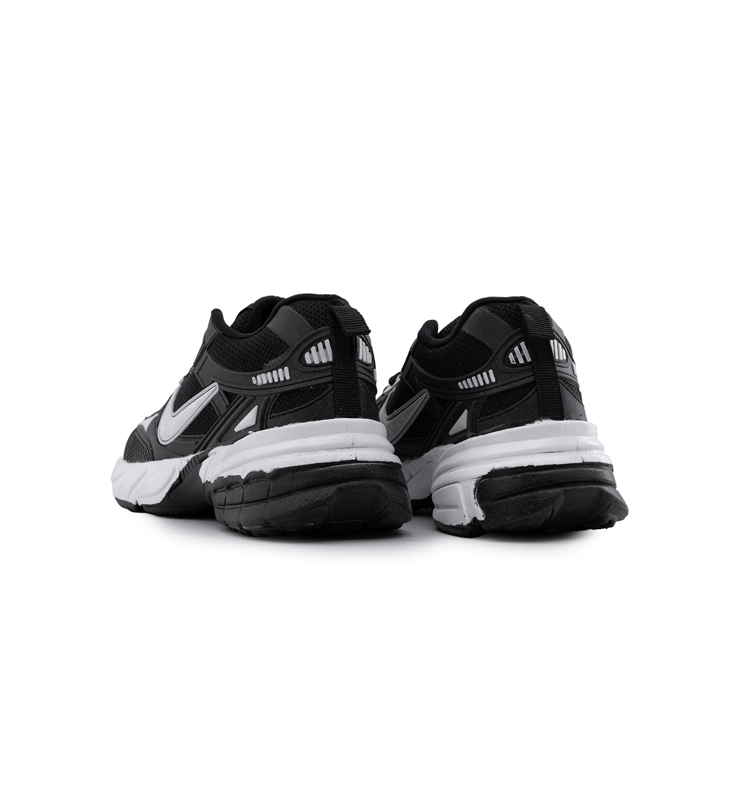 پک کفش مردانه اسپرت چرم مصنوعی مشکی nike کیف ورزشی nike مشکی مدل 51710