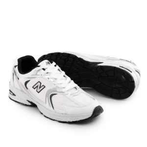 کفش مردانه اسپرت چرم مصنوعی سفید New Balance مدل 51503
