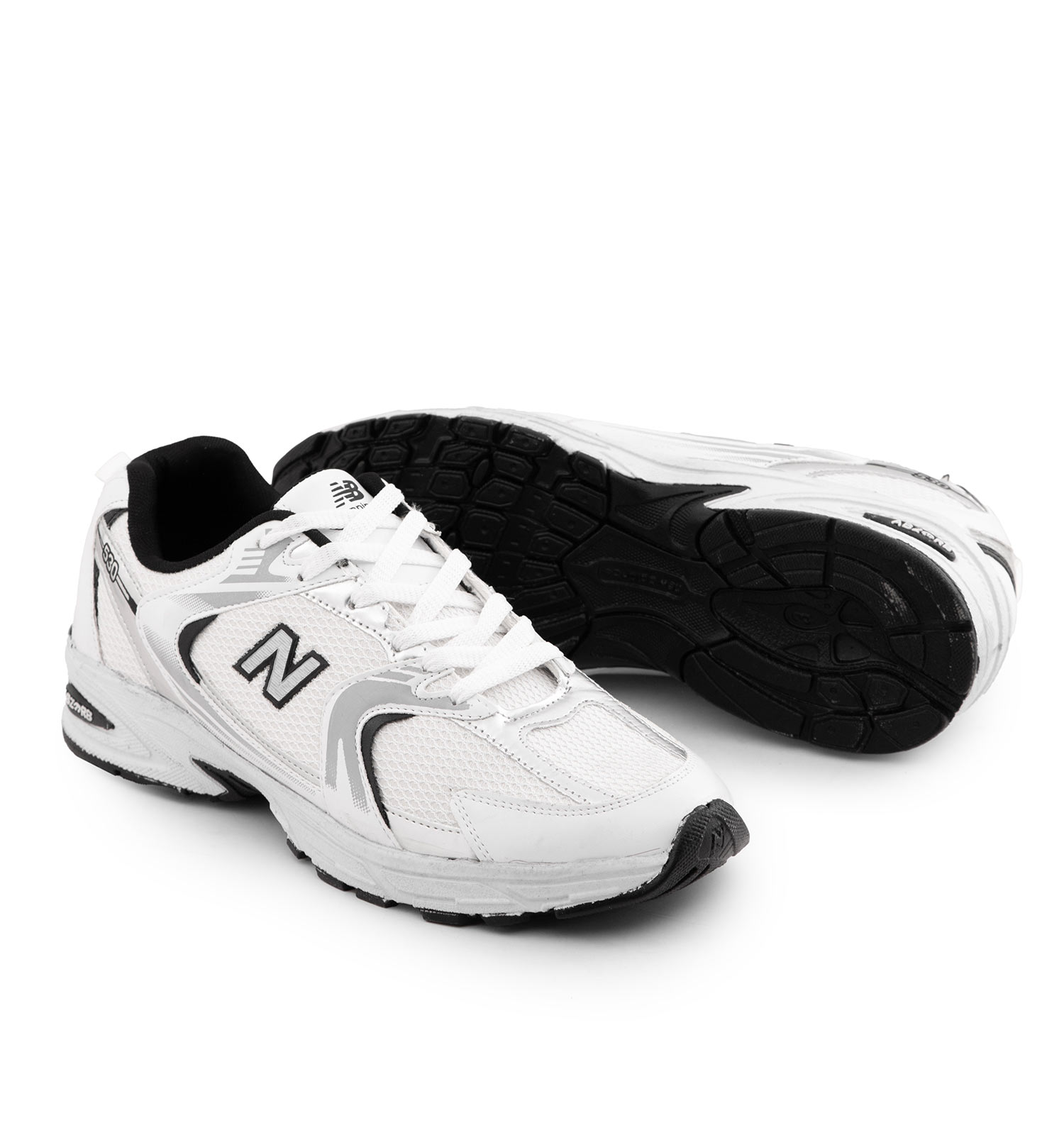 کفش مردانه اسپرت چرم مصنوعی سفید New Balance مدل 51503