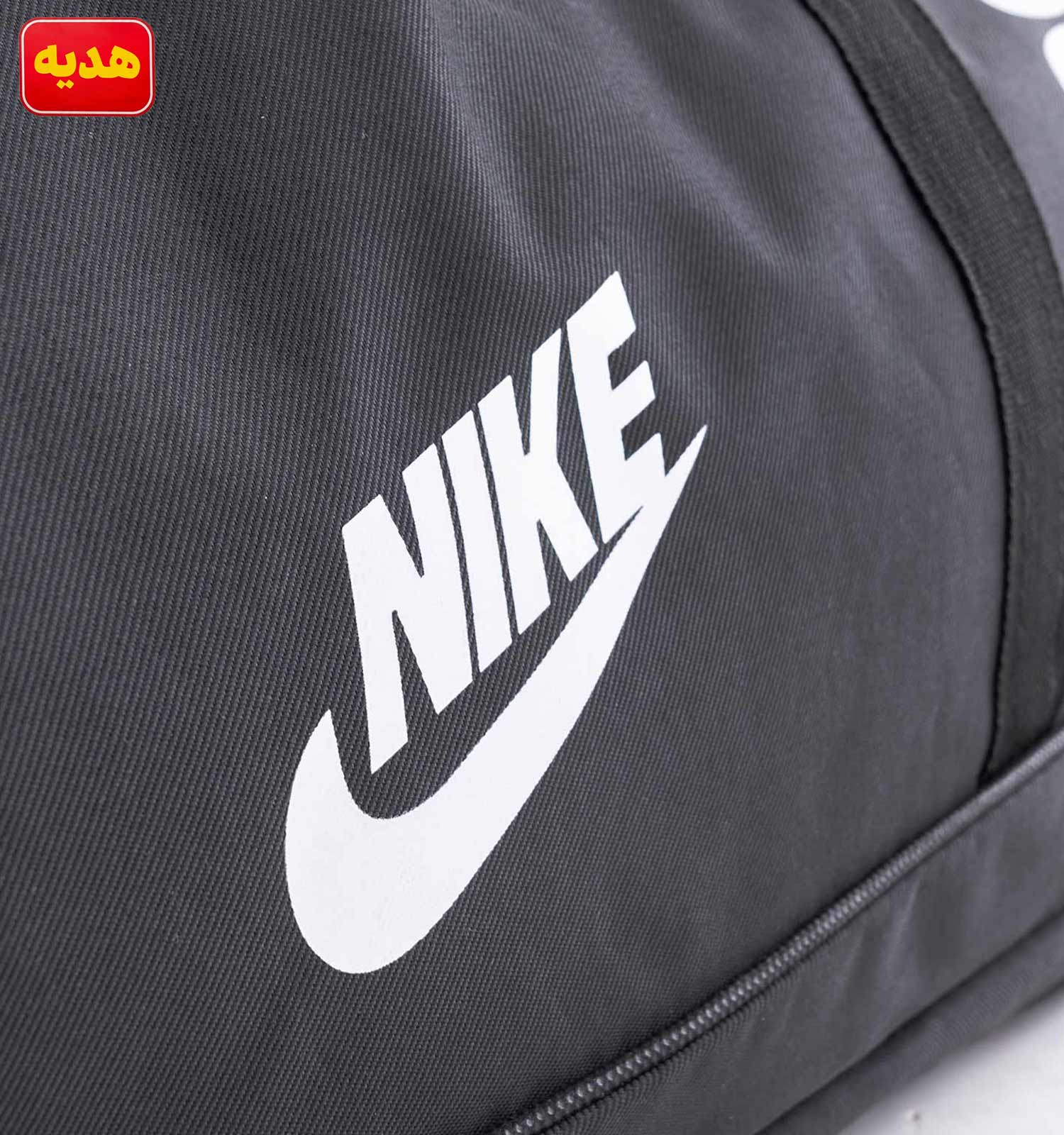 پک کفش مردانه اسپرت چرم مصنوعی مشکی nike کیف ورزشی nike مشکی مدل 51710
