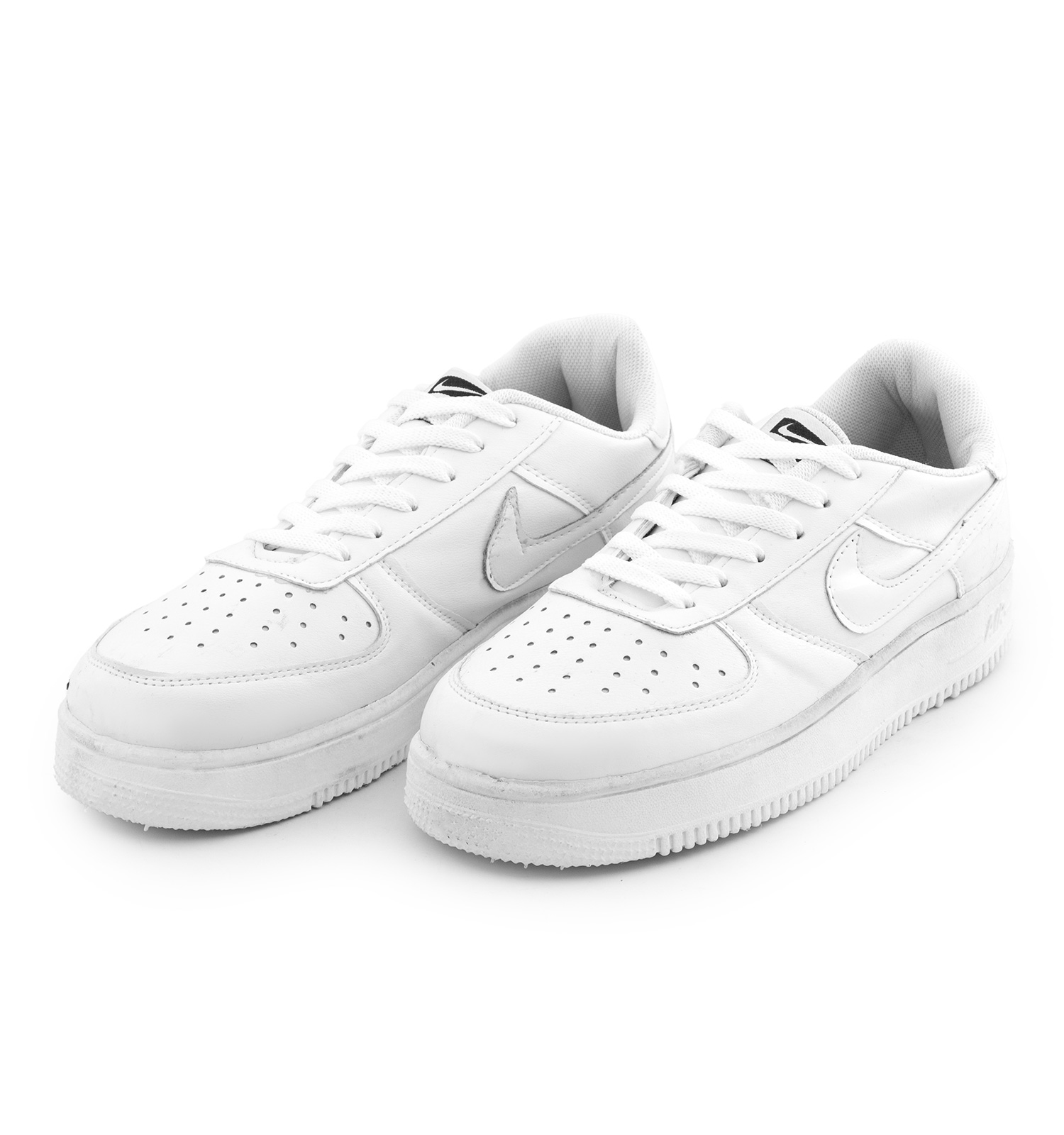 کفش مردانه روزمره چرم مصنوعی سفید Nike مدل 51399