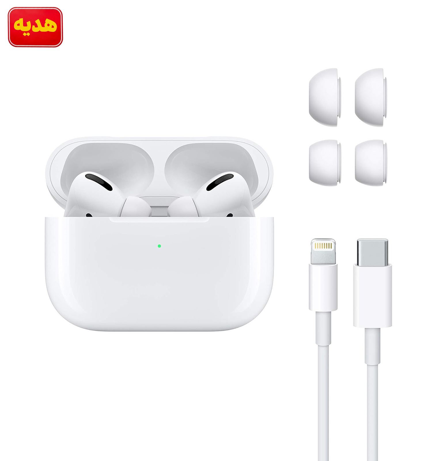 پک پاور بانک 20000 میلی آمپر Xiaomi M 10 هندزفری بلوتوثی طرح Airpods Pro مدل 51642