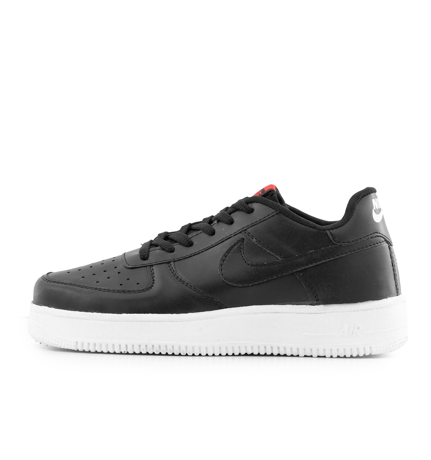 کفش مردانه روزمره چرم مصنوعی مشکی سفید Nike مدل 51398
