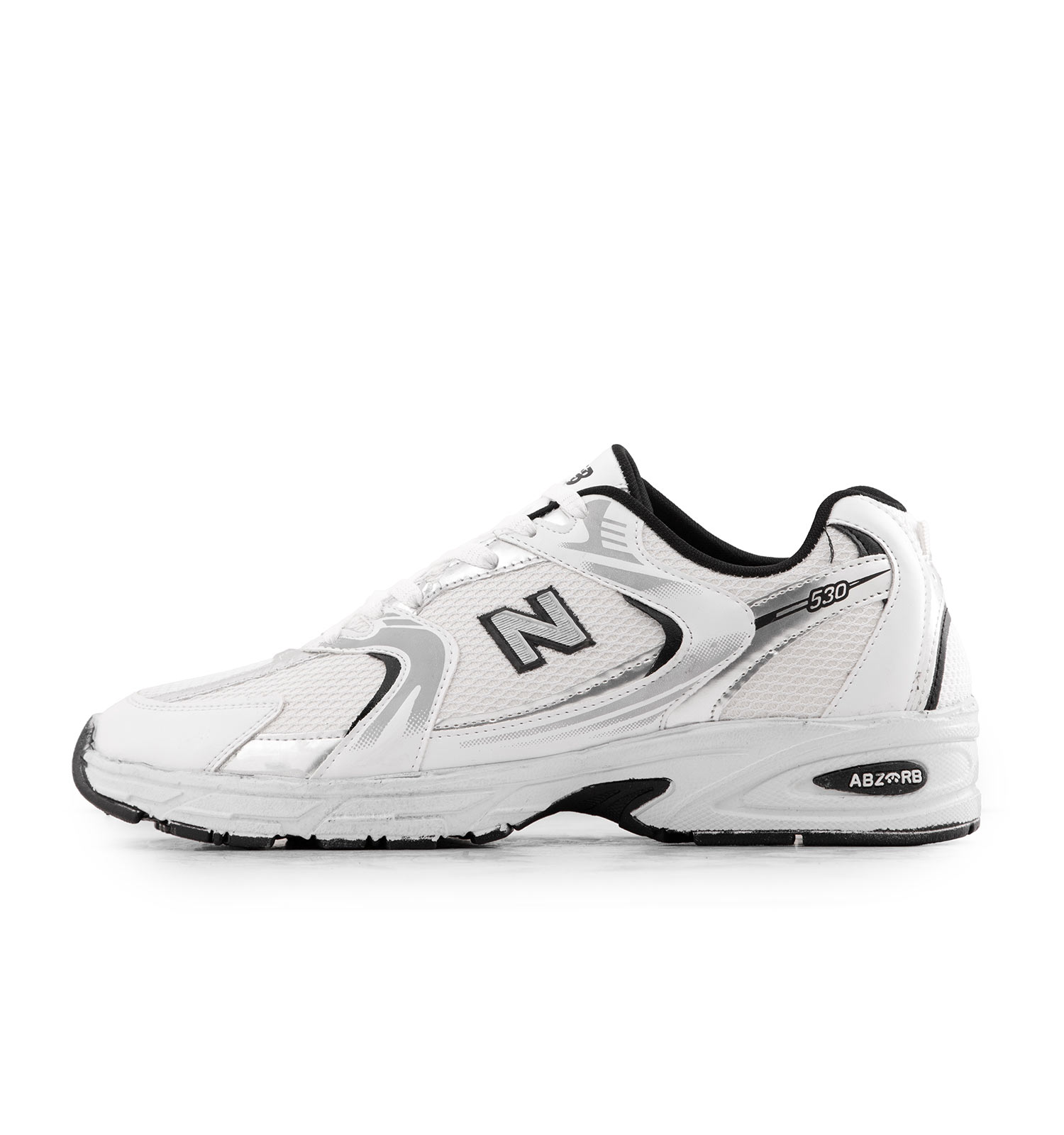 کفش مردانه اسپرت چرم مصنوعی سفید New Balance مدل 51503