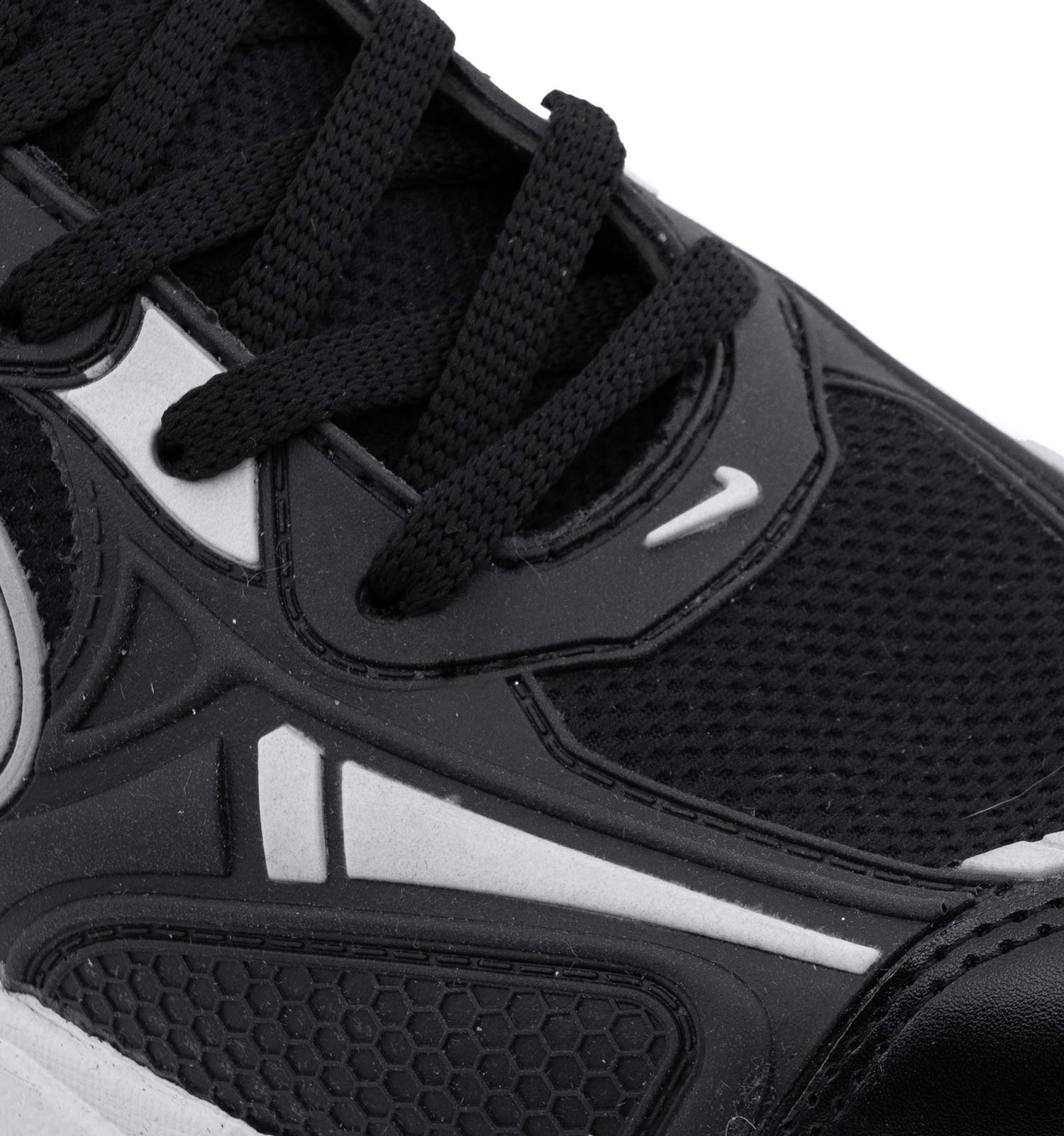 پک کفش مردانه اسپرت چرم مصنوعی مشکی nike کیف ورزشی nike مشکی مدل 51710
