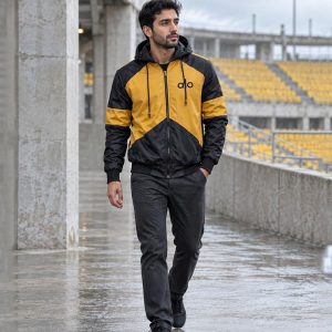 بادگیر مردانه alo رنگ خردلی مدل 4024